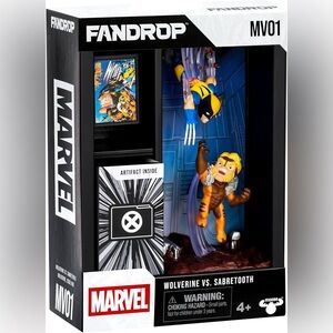 Marvel Fandrop Wolverine vs Sabretooth MV01 Collectible Scene Figure New